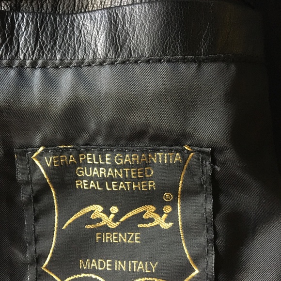 Italian Calf Leather Jacket - 54 IT (44R US) - Picture 4 of 4